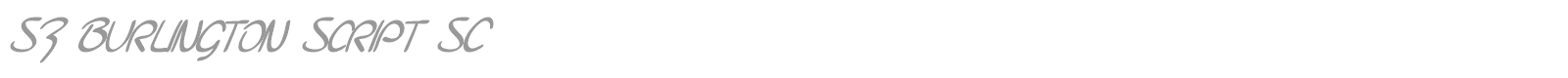 SF Burlington Script font preview